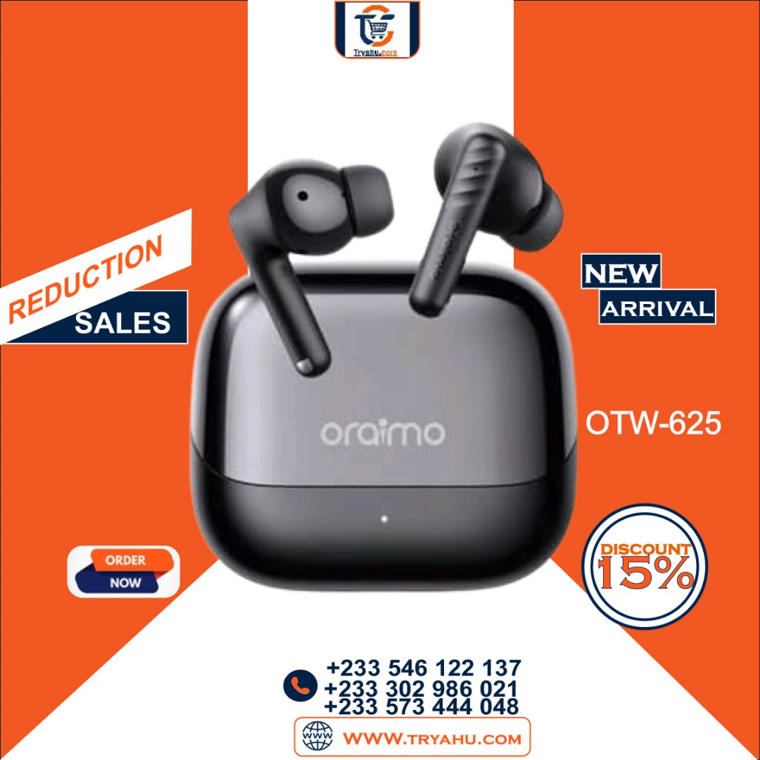 Oraimo SpaceBuds Z OTW-625 ANC True Wireless Earbuds, 38 Hr Playtime